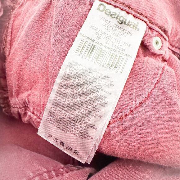 Desigual Pakaian Jadi Wanita Celana Embellished Ankle Denim Jeans Size 28 - Picture 7 of 9